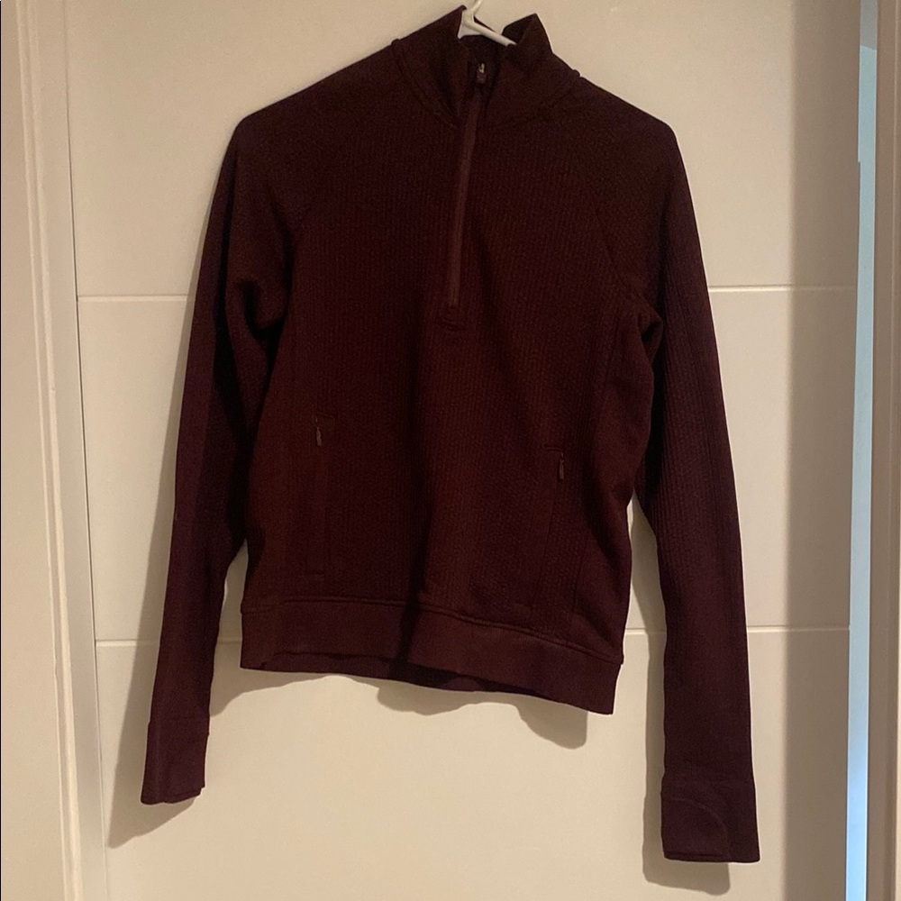 Maroon Lululemon Zip Up **size 6** Zip Up Jacket